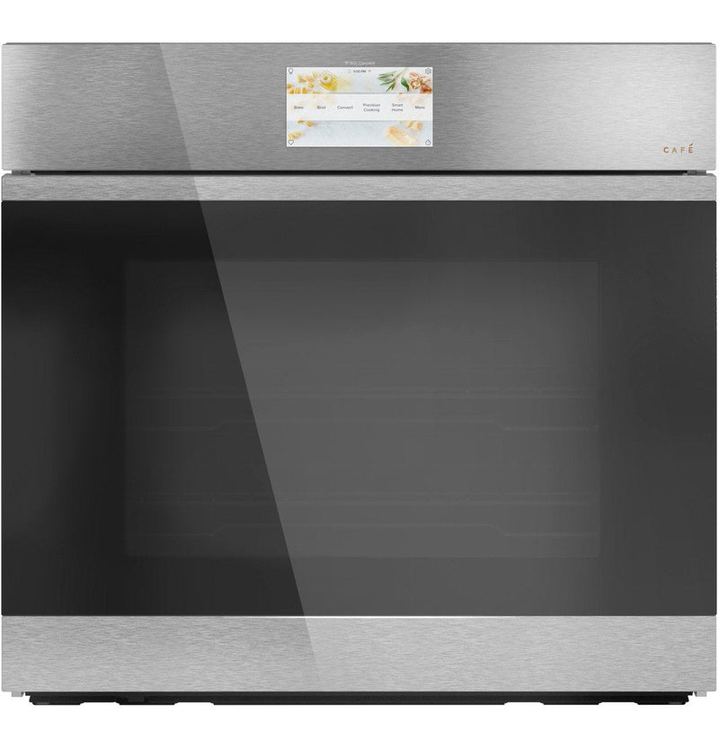 Café Platinum Glass 30in Smart Convection Single Wall Oven (5.0 Cu Ft) - CTS90DM2NS5