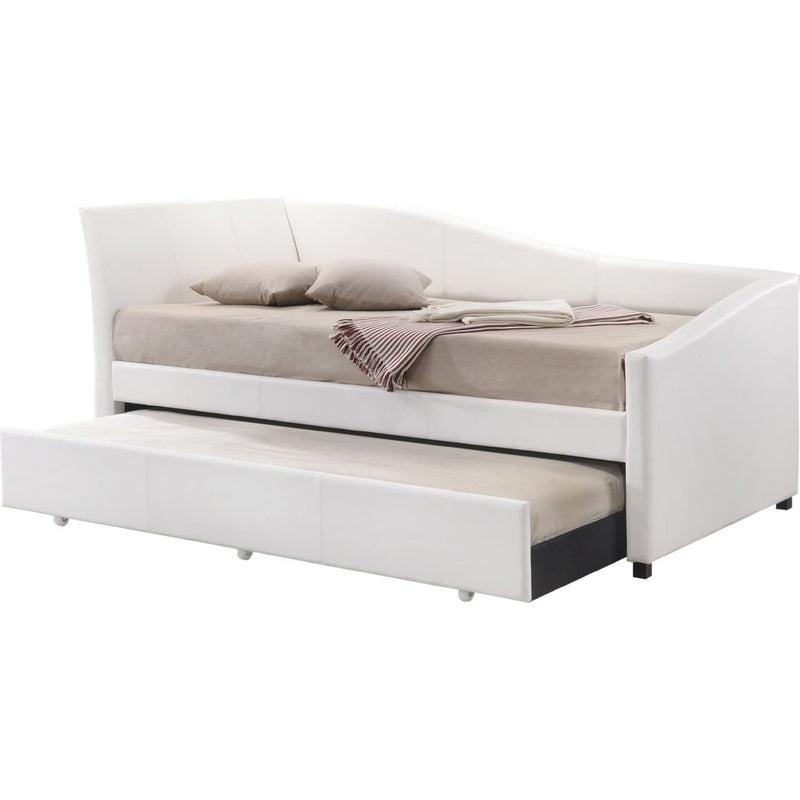 Billiter Twin Day Bed with Trundle - White