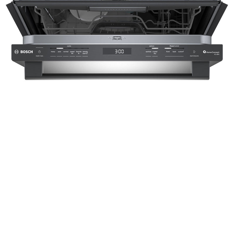 Bosch Black Stainless Steel 24" Smart Dishwasher with Home Connect