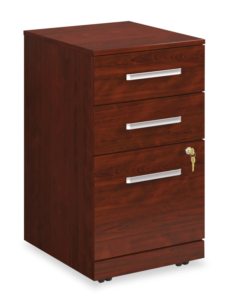 Sentinel Commercial Grade Assembled 3-Drawer Filing Cabinet - Classic Cherry