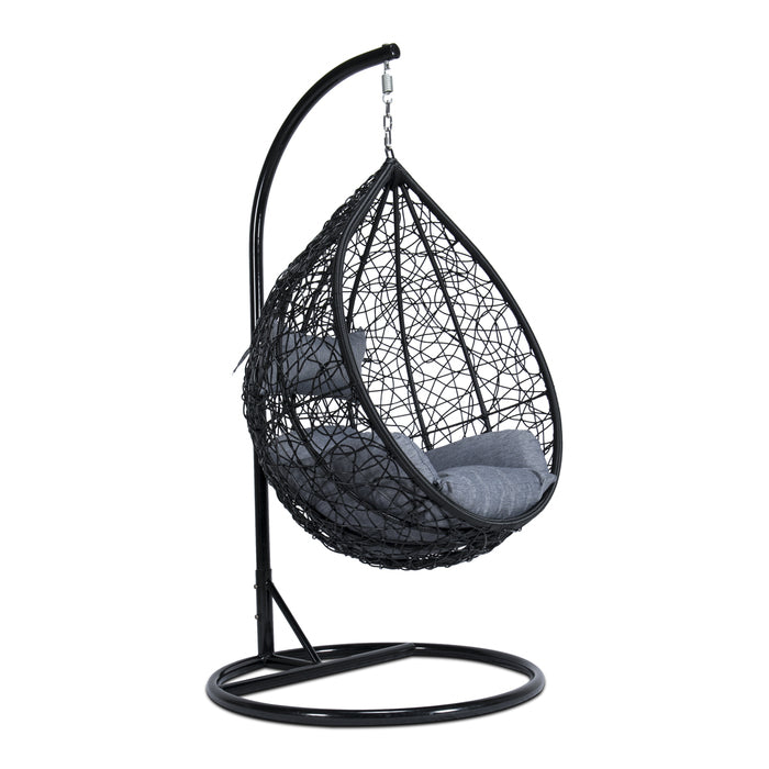 Vallecito Outdoor Swing Chair - Black