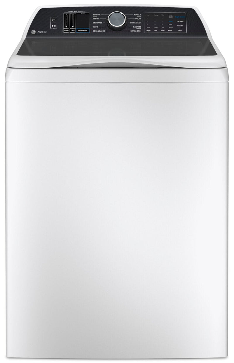 GE Profile 6.2 Cu. Ft. Top-Load Washer with Smarter Wash Technology - PTW705BSTWS  