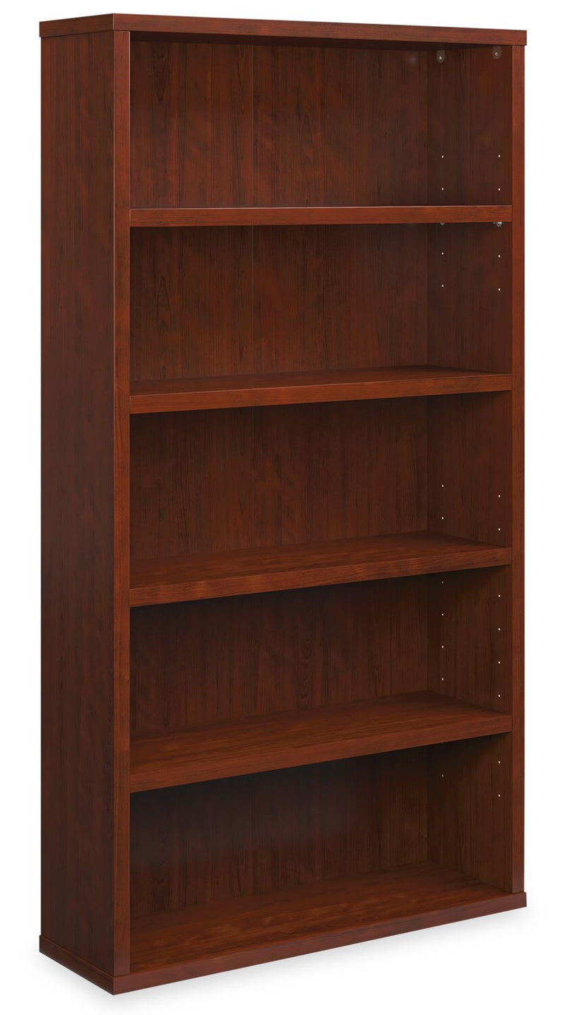 Affirm Commercial Grade 5-Shelf Bookcase - Classic Cherry 