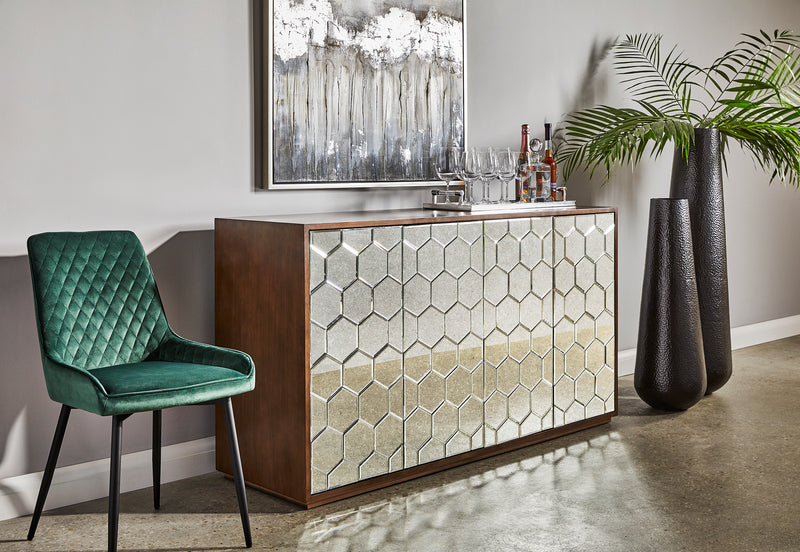 Isere Mirrored Sideboard Clear Furniture