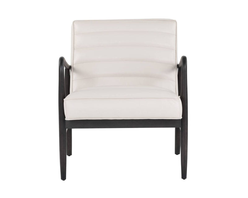 Vleurgat Vanilla Leather Arm Chair