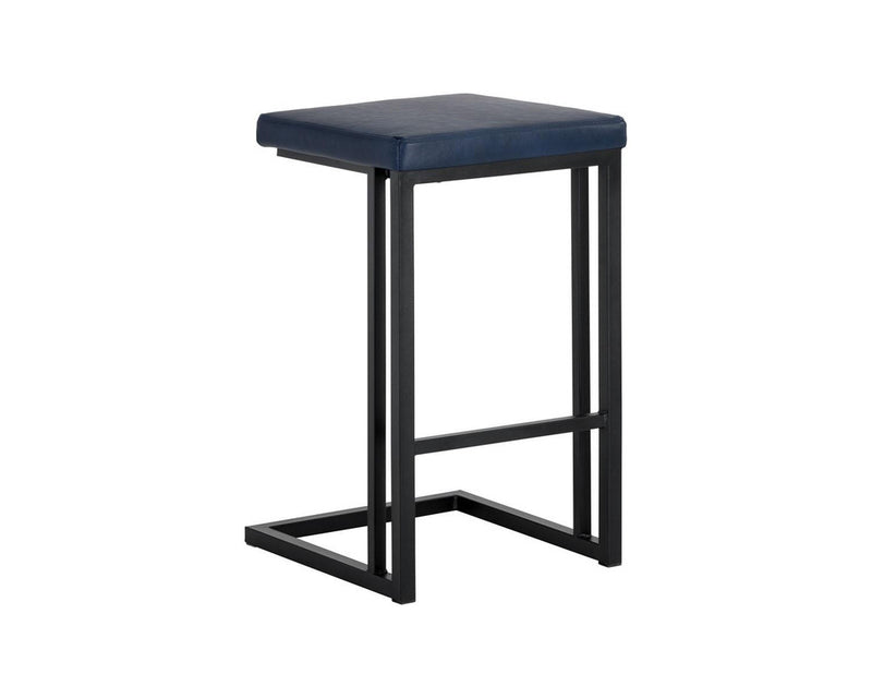 Bailey Counter Height Stool - Set Of 2 - Blue/Black