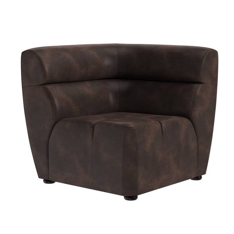 Galilei Corner Chair - Havana Dark Brown