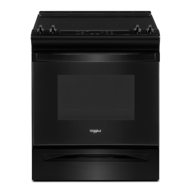 Whirlpool Black Electric Range with Frozen Bake Technology (4.8 Cu.Ft) - YWEE515S0LB