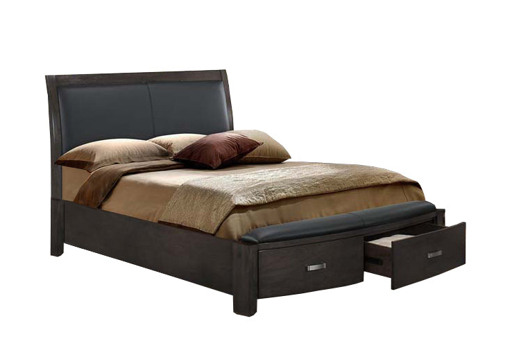 Chamois King Bed - Charcoal