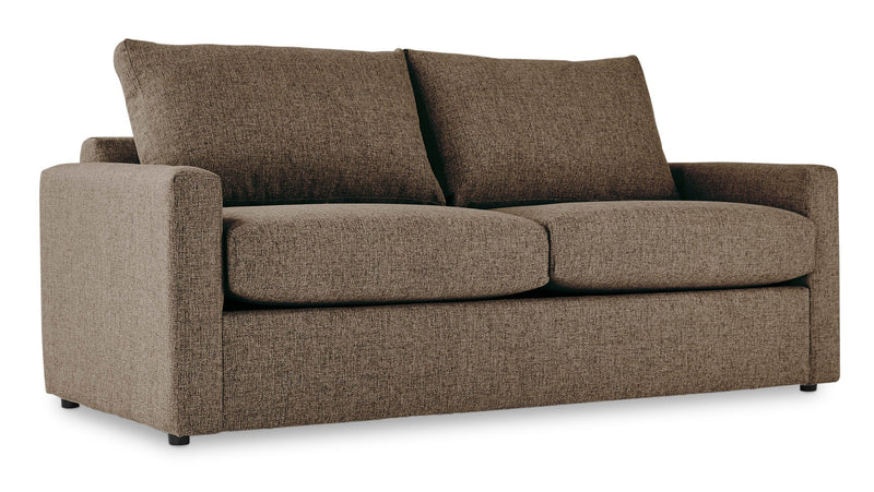 Hillier Queen Sofa Bed with Innerspring Mattress - Brown