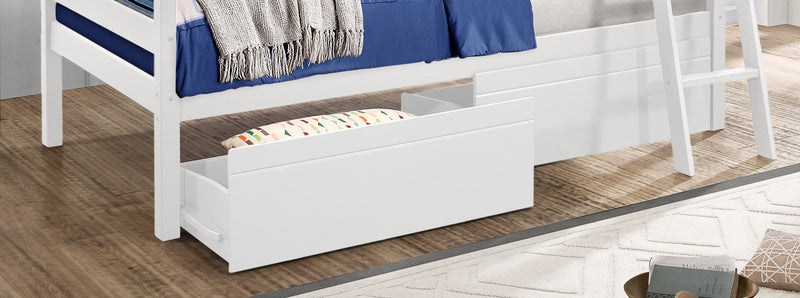Houlten Bunk Bed Drawers - White