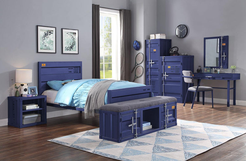 Konto Industrial Twin Bed - Blue