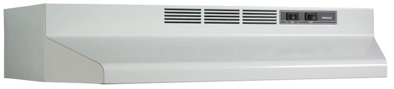 Broan White 24" 160 CFM Under-the-Cabinet Range Hood - BU224WH