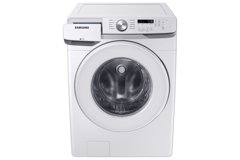 Samsung White Front Load Washer with Shallow Depth (5.2 Cu.Ft) - WF45T6000AW/A5