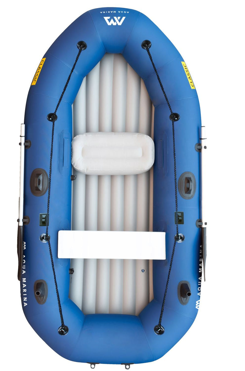 Hurkett Inflatable Fishing Boat - Blue