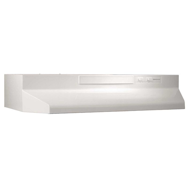 Broan White 30" 160 CFM Under-the-Cabinet Range Hood - BU230WW