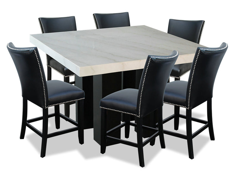 Westdale 7-Piece Counter-Height Dining Set - Black