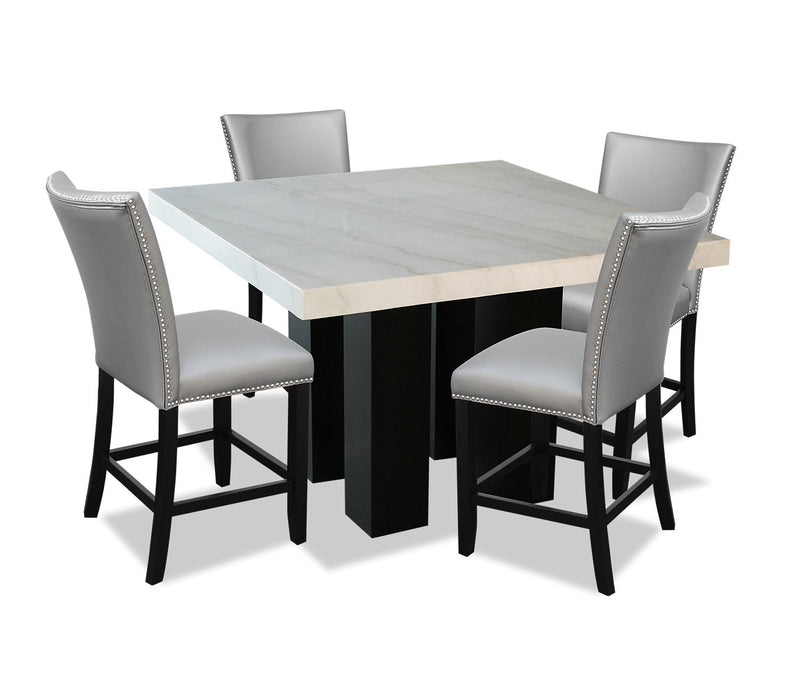 Westdale 5-Piece Counter-Height Dining Set - Grey