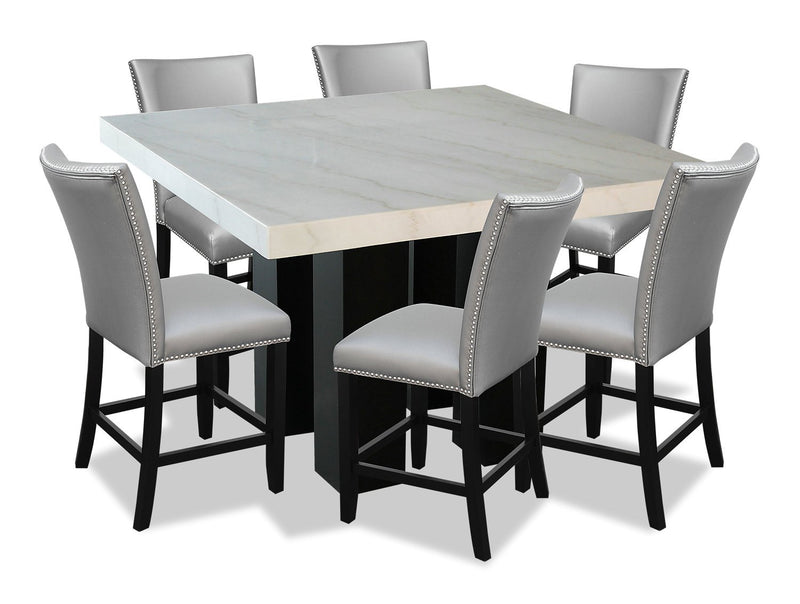 Westdale 7-Piece Counter-Height Dining Set - Grey