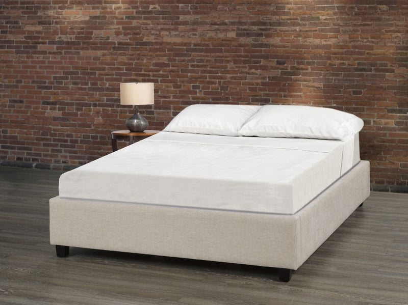 Buhl Platform Headboardless Queen Bed - Beige