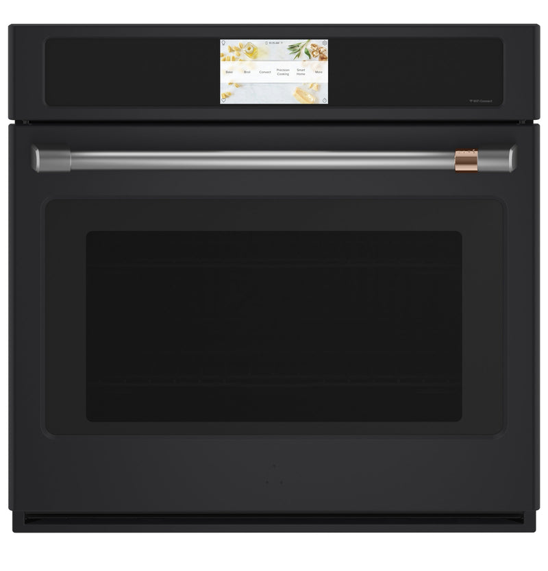 Café Matte Black 30" Built-In Convection Single Wall Oven (5.0 Cu.Ft) - CTS90DP3ND1