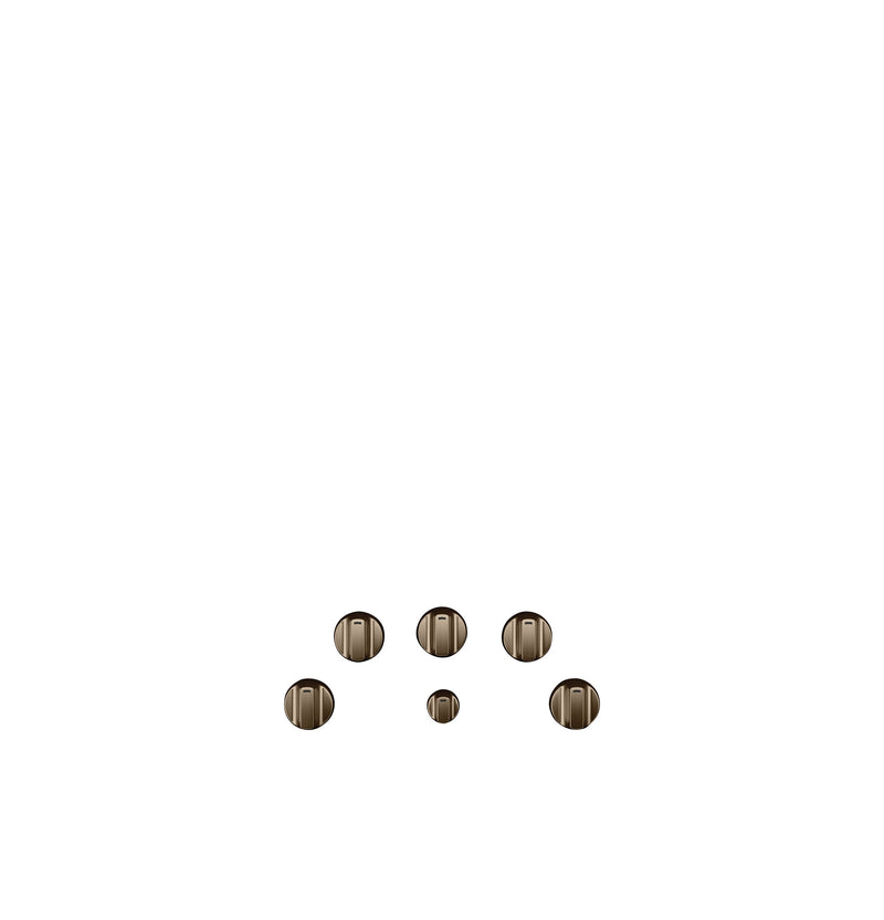 Café™ Brushed Bronze 5-Pieces Electric Cooktop Knobs - CXCE1HKPMBZ