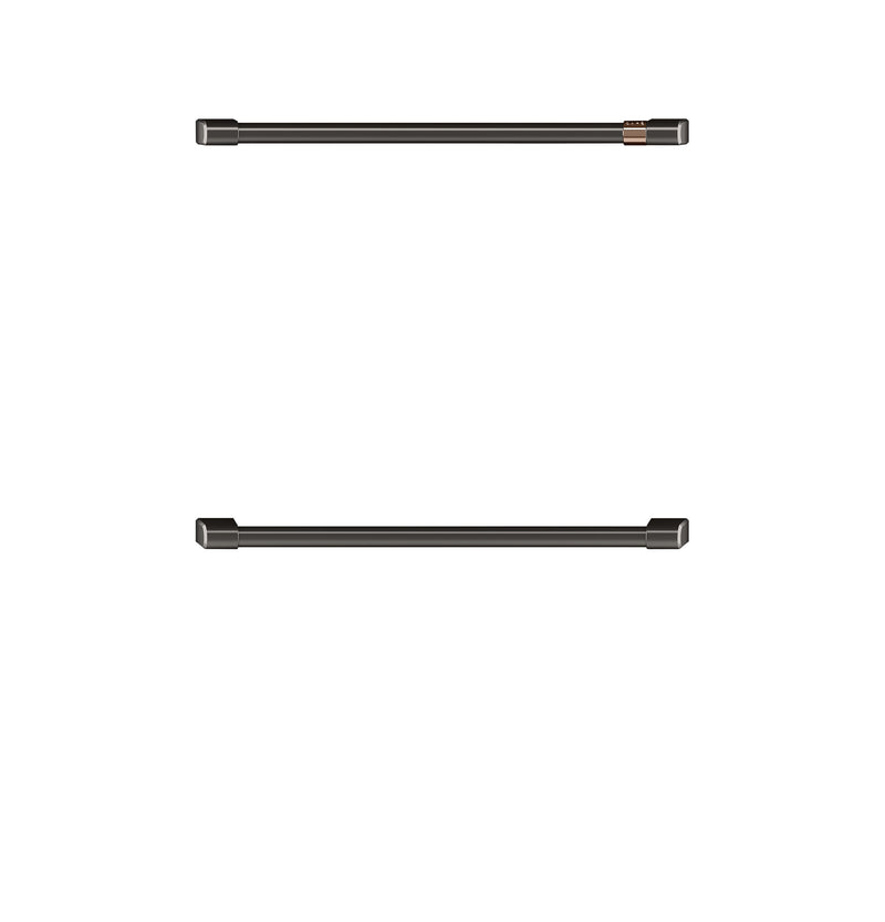 Café™ Brushed Black 2Pcs. 30" Wall Oven Handle - CXWD0H0PMBT