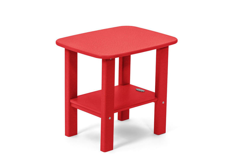 POLY LUMBER Under the Stars Side Table - Cardinal Red