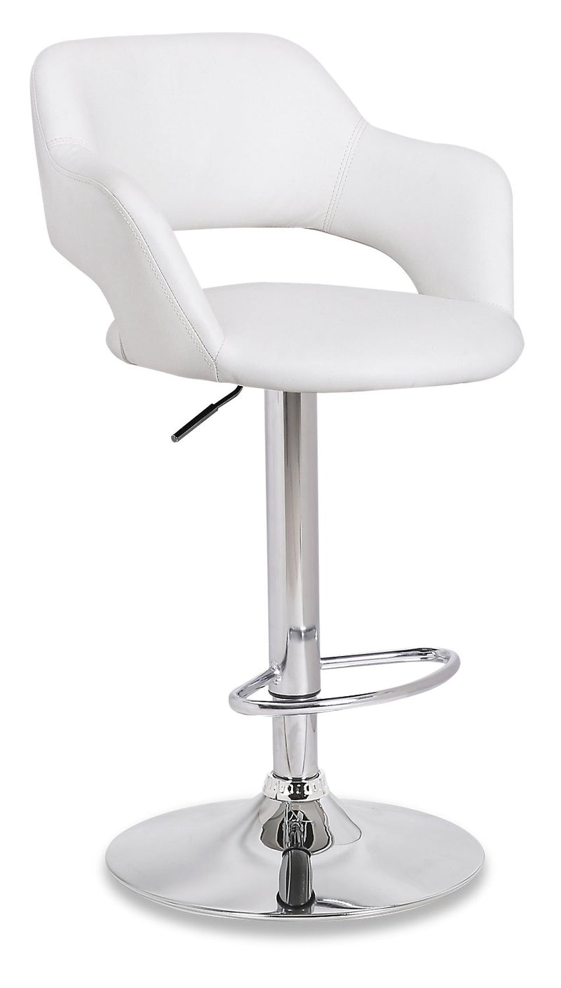 Jeanette Bar Stool - White