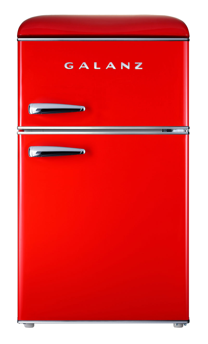 Galanz 3.1 Cu. Ft. Retro Mini Refrigerator - GLR31TRDER - Refrigerator in Red
