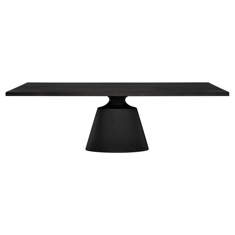 Bruniquel 95" Modern Dining Table - Onyx