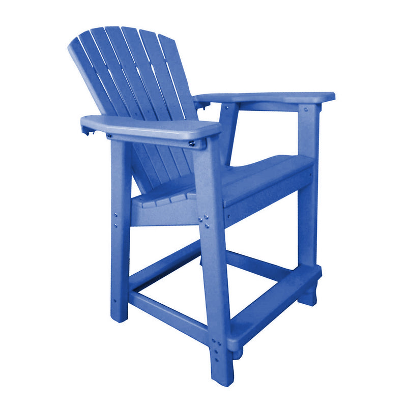 POLY LUMBER Tropical Horizons Counter-Height Chair - Blue