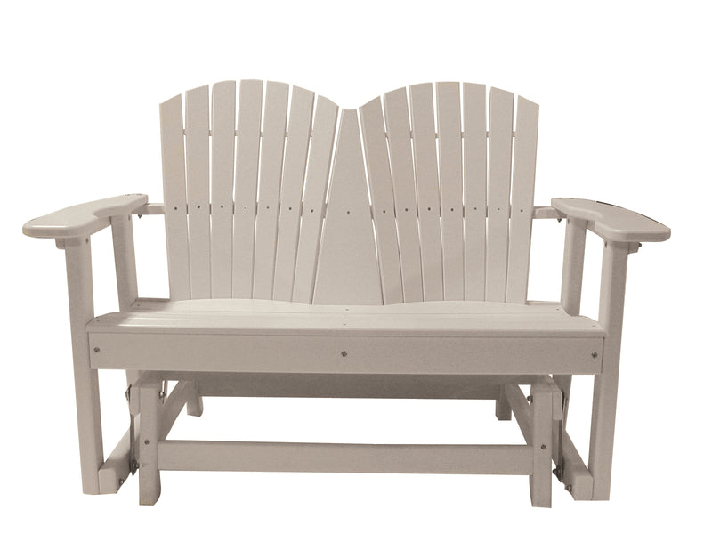 POLY LUMBER You and Me Glider Bench - Sandstone