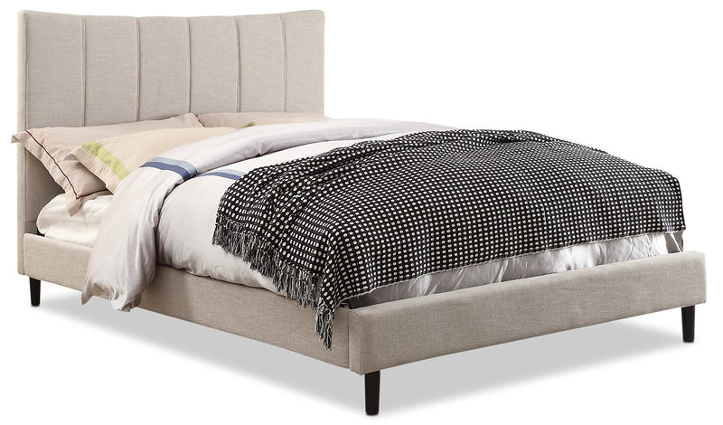 Caterina Platform Queen Bed - Taupe