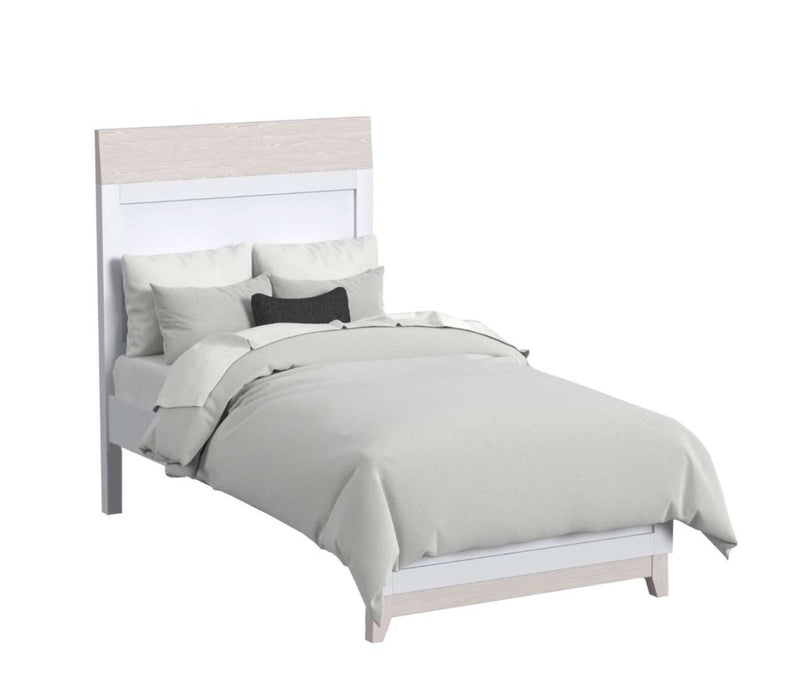Marty Twin Bed - Ash Linen