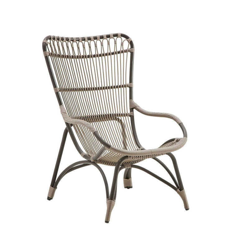 Klyne Outdoor Accent Chair - Grey/Dark Brown