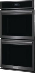 Frigidaire Gallery Smudge-Proof Black Stainless Steel 27" Double Wall Oven with Total Convection and Air Fry (7.6 Cu.Ft.) - GCWD2767AD