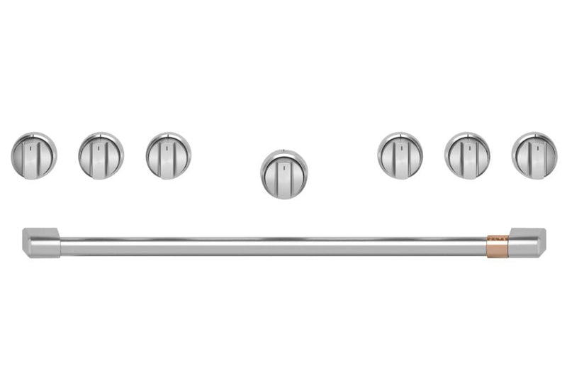 Café Brushed Stainless 36" Handle & Knob Set - CXPR6HKPTSS