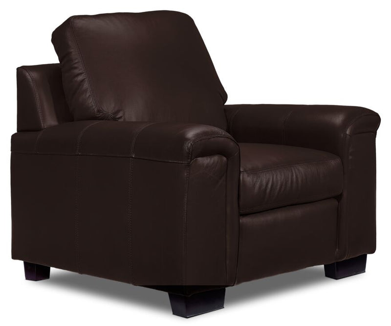 Webster Leather Chair - Mocha