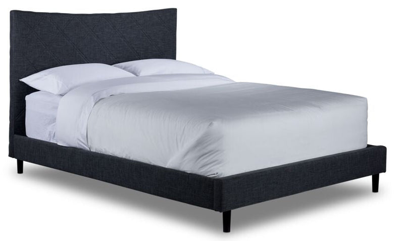 Halifax King Bed - Dark Grey