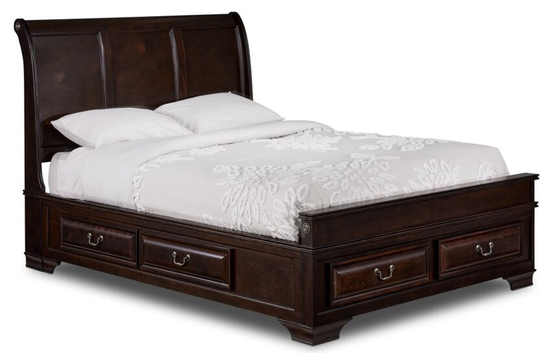 Holwood Queen Storage Bed - Cherry