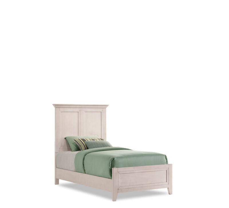Wendell Twin Panel Bed - Antique White