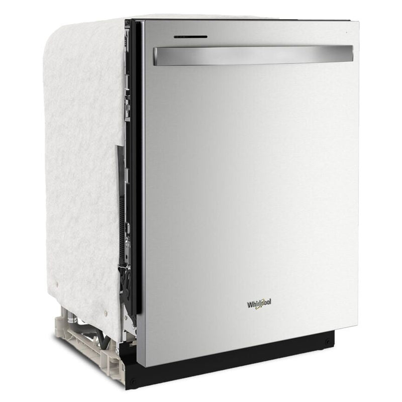 Whirlpool stainless steel dishwasher sales with fingerprint resistant