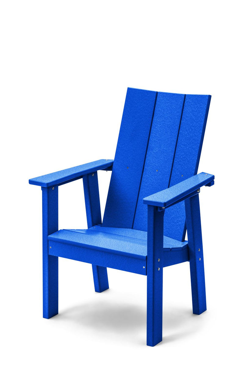 POLY LUMBER Stanhope Outdoor Upright Adirondack Chair - Deep Blue