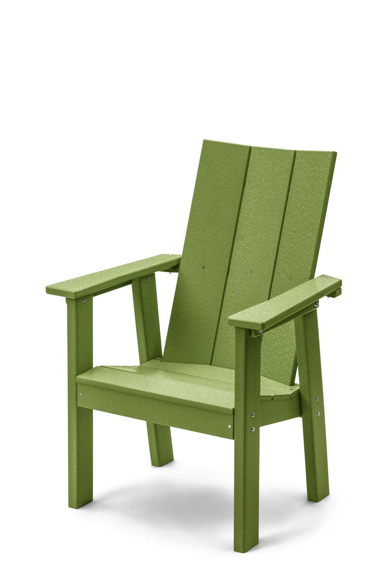 POLY LUMBER Stanhope Outdoor Upright Adirondack Chair - Lime Green