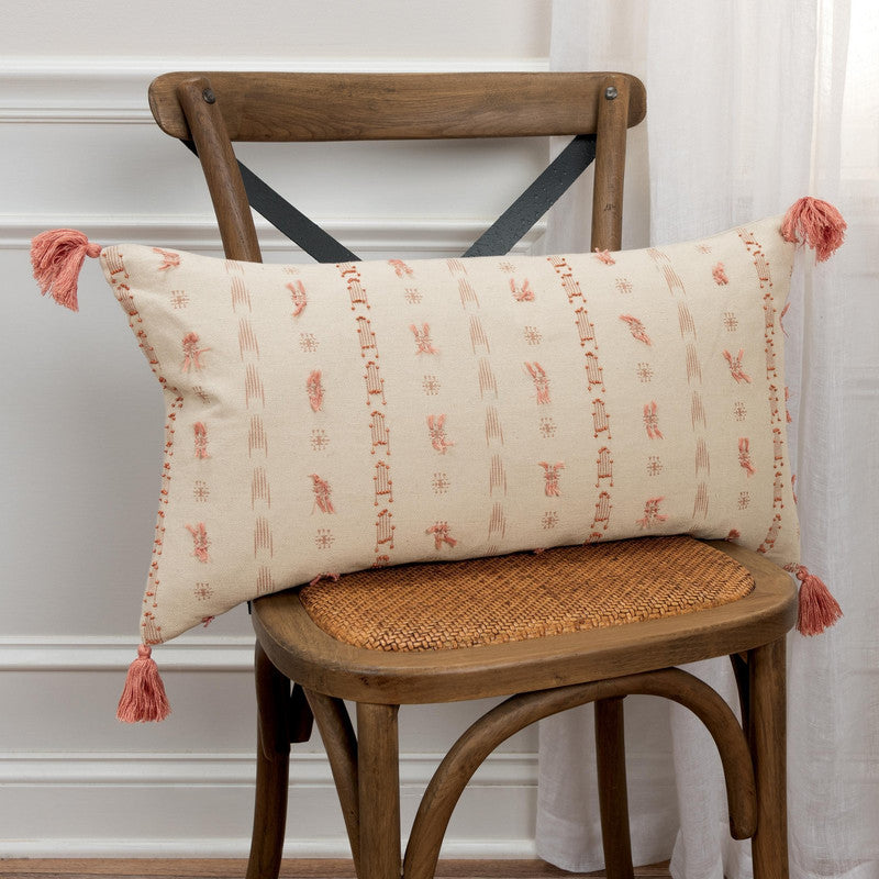 Purquazi 14 X 26 Decorative Cushion - Pink