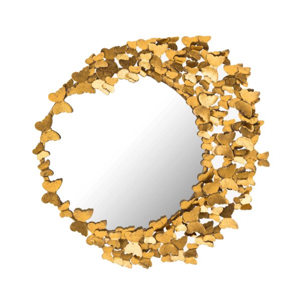 Bayne Butterfly Accent Mirror - Gold