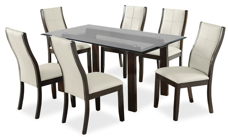Revillo 7-Piece Dining Set - Taupe