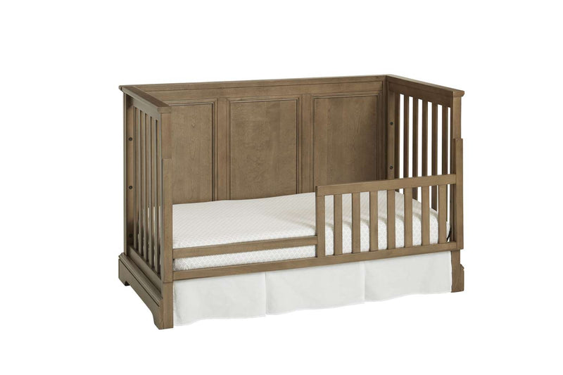 Ellie Cottage Crib with Toddler Guard Rail Package - Cashew