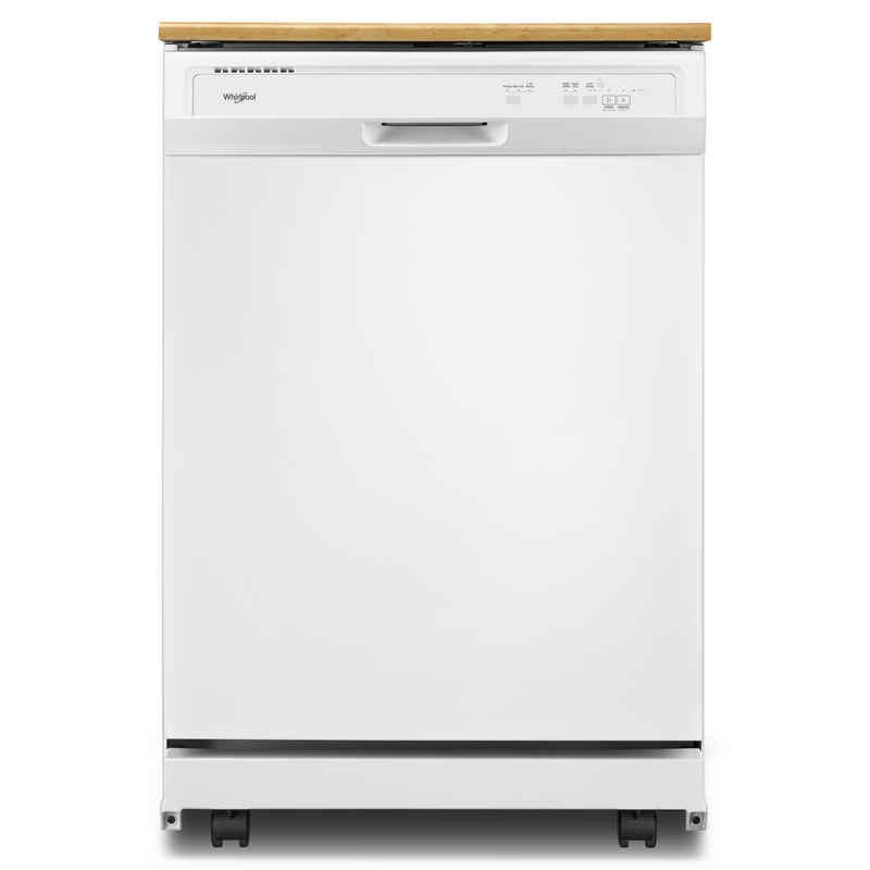 Whirlpool White Heavy-Duty Portable Dishwasher - WDP370PAHW